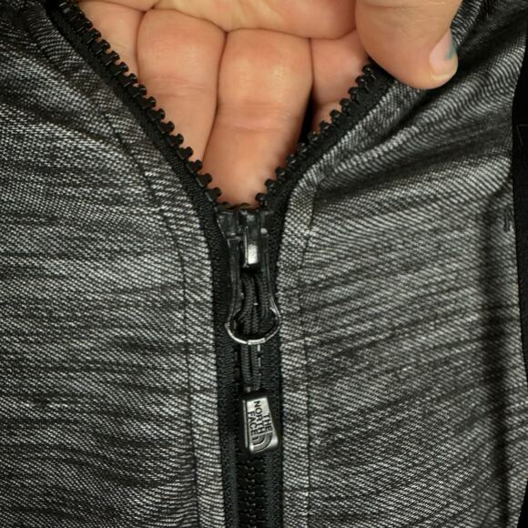 The North Face Women's Gray Heathered Zip Up Hooded Jacket Size Small - Picture 6 of 11